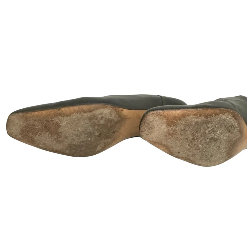 Salvatore Ferragamo Elegant Gray Women's Shoes Size 7.5 AAAA